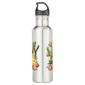 Baby Gekko's Schattigee stripfiguren Waterfles (Achterkant)