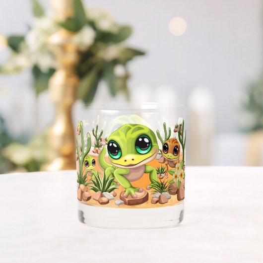 Baby Gekko's Schattigee stripfiguren Whisky Glas (Insitu (Huwelijk))