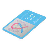 Baby gelabeld met gelekte engel aangepaste magneet (Linkerzijde)