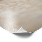 Baby gele Labrador Puppy Dog op Belly Foto Afdruk (Hoek)