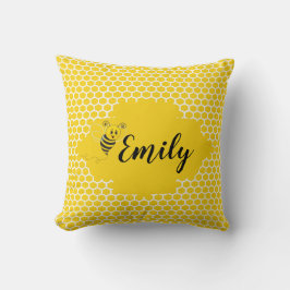 Baby gele witte honingraat honingraat kussen