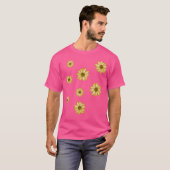 Baby Gele zonnebloemen T-shirt (Voorkant volledig)