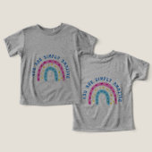 Baby geluk T-Shirt (Ontwerp Voorkant & Achterkant)