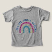 Baby geluk T-Shirt (Design achterkant)