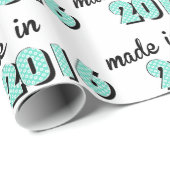 Baby gemaakt in 2016 cadeaupapier (Rol Hoek)