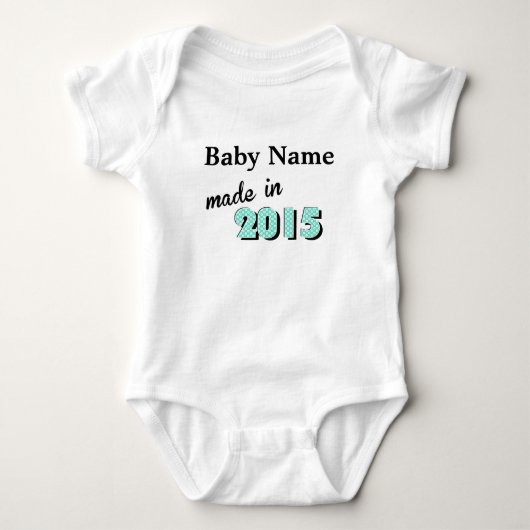 Baby gemaakt in 2016 romper (Voorkant)