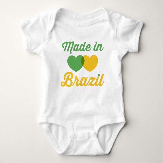 Baby gemaakt in Brazilië Romper (Voorkant)