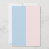 Baby gender onthullen Baseballs of Bows Kaart (Achterkant)