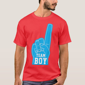 Baby Gender onthullen Mededelingen Team Boy Mannen T-shirt