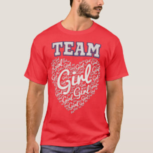 Baby Gender onthullen partijteam roze, team meisje T-shirt