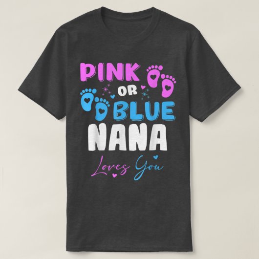 Baby Gender onthulling NANA T-shirt (Design voorkant)