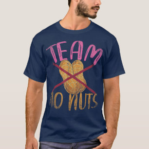 Baby Gender onthulling partijteam No Nuts Funny Ge T-shirt