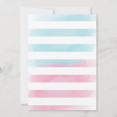 Baby Gender onthulling Twinkle Twinkle Little Star Kaart (Achterkant)