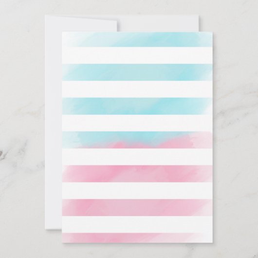 Baby Gender onthulling Twinkle Twinkle Little Star Kaart (Achterkant)