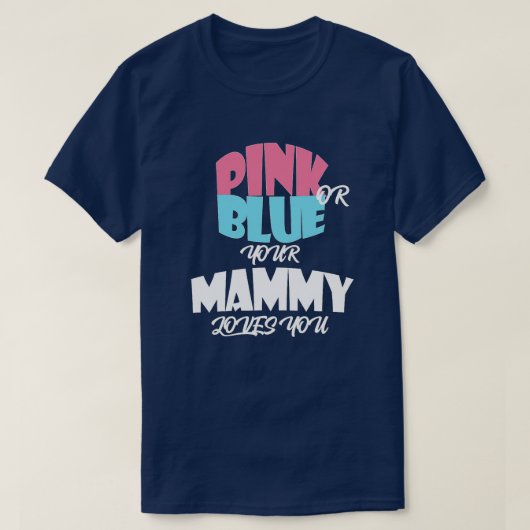 Baby Gender onthulling voor MEMMY classique T-shirt (Design voorkant)