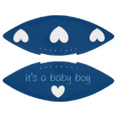 baby gender reveal (boy) football van dalDesignNZ (Panelen)