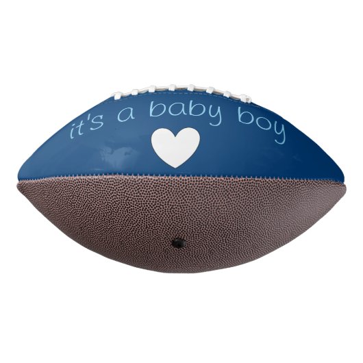 baby gender reveal (boy) football van dalDesignNZ (Gedraaid 270)