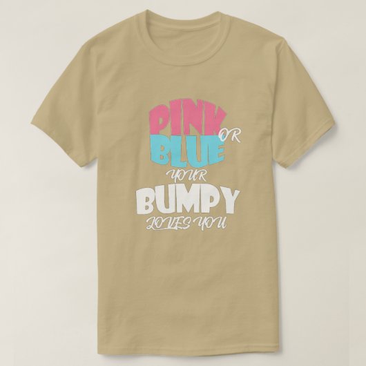 Baby Gender Reveal for BUMPY Essential T-shirt (Design voorkant)