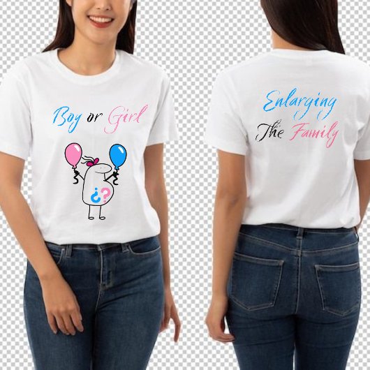 Baby Gender Reveal Party T-Shirt