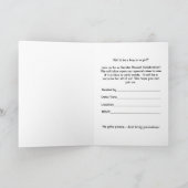 Baby Gender Reveal Party, Uitnodiging Kaart (Binnen)