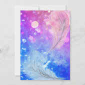 Baby Gender Reveal: Roze en Blauwe Vreugde! Kaart (Achterkant)