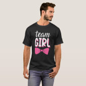 Baby Genderbekendheid Team Meisje mij T-shirt (Voorkant volledig)