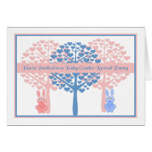 Baby Genderkwesties Aannodiging roze en blauw (Voorkant Horizontaal)