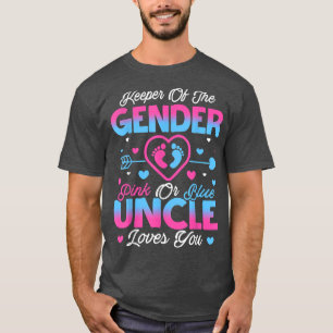 Baby Genderkwesties onthullen roze douche- of blau T-shirt
