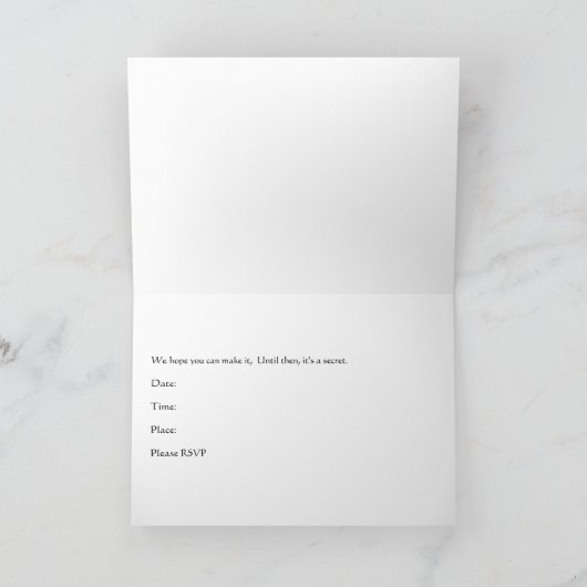 Baby Genderkwesties partijuitnodiging (Binnen)