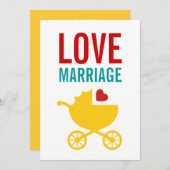 Baby Genderneutrale douche-uitnodiging Kaart (Voorkant / Achterkant)