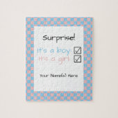 Baby Genderverassing Legpuzzel (Verticaal)