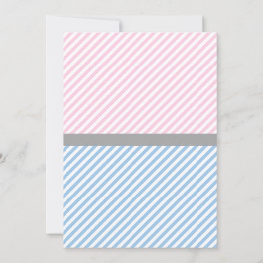 Baby Gendervrijheid - Ventilator of braidenpromoti Kaart (Achterkant)