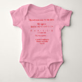 BABY GENIUS ONESY ROMPER (Voorkant)