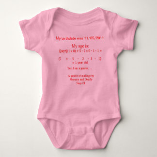 BABY GENIUS ONESY ROMPER