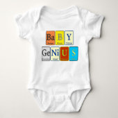 Baby Genius - Periodiek ontwerp Romper (Voorkant)