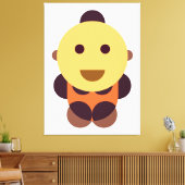 Baby Geometrische Kunst Canvas Afdruk (Insitu (Woonkamer))
