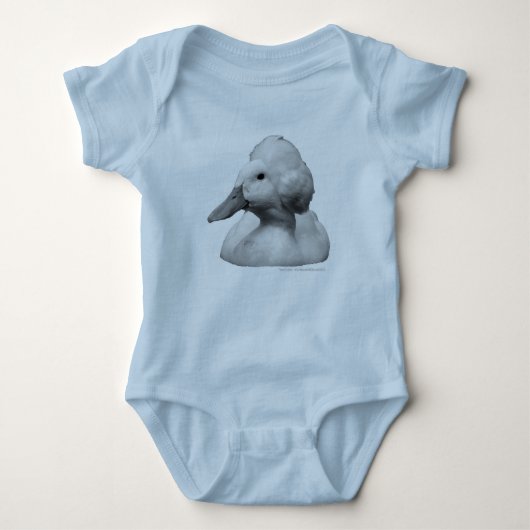 Baby "George Washington Bust" Ivy Duck Romper (Voorkant)