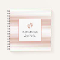 Baby Gepersonaliseerd Baby boek Blush Pink