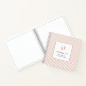 Baby Gepersonaliseerd Baby boek Blush Pink (Binnen)