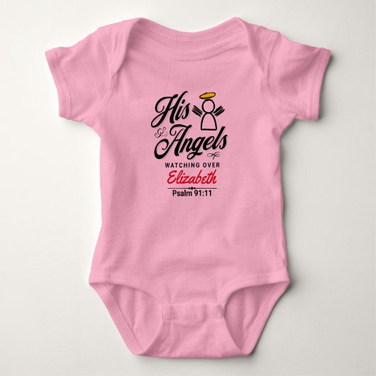 Baby Gepersonaliseerde Schrift Belofte Outfit Romper (Voorkant)