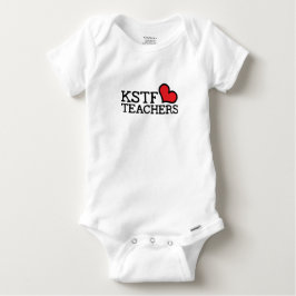 Baby Gerber Cotton One-Piece met Snaps - Hart