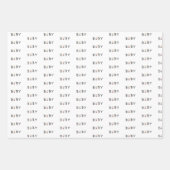 baby geschenkverpakking, ook voor drieling, inpakp inpakpapier vel (Voorkant 3)