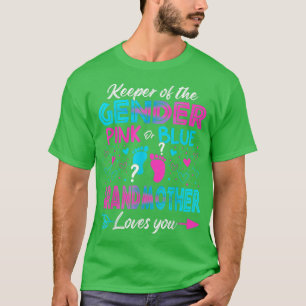 Baby Geslacht onthullen schoenroze of blauwe groot T-shirt