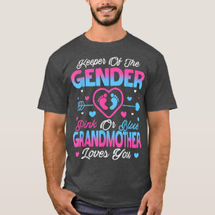 Baby Geslacht onthullen schoenroze of blauwe groot T-shirt