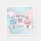 Baby Geslacht onthullen Servet (Voorkant)