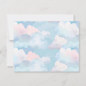 Baby Geslacht onthullen uitnodiging (Achterkant)