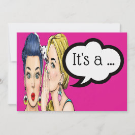 Baby Geslacht onthullen uitnodiging