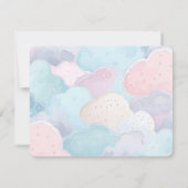 Baby Geslacht onthullen uitnodiging (Achterkant)