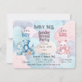 Baby Geslacht onthullen uitnodiging (Voorkant)