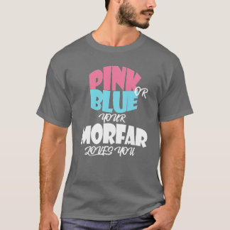 Baby Geslacht onthullen voor MORFAR-essentieel T-shirt